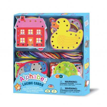 Alphabet Lacing Card Set