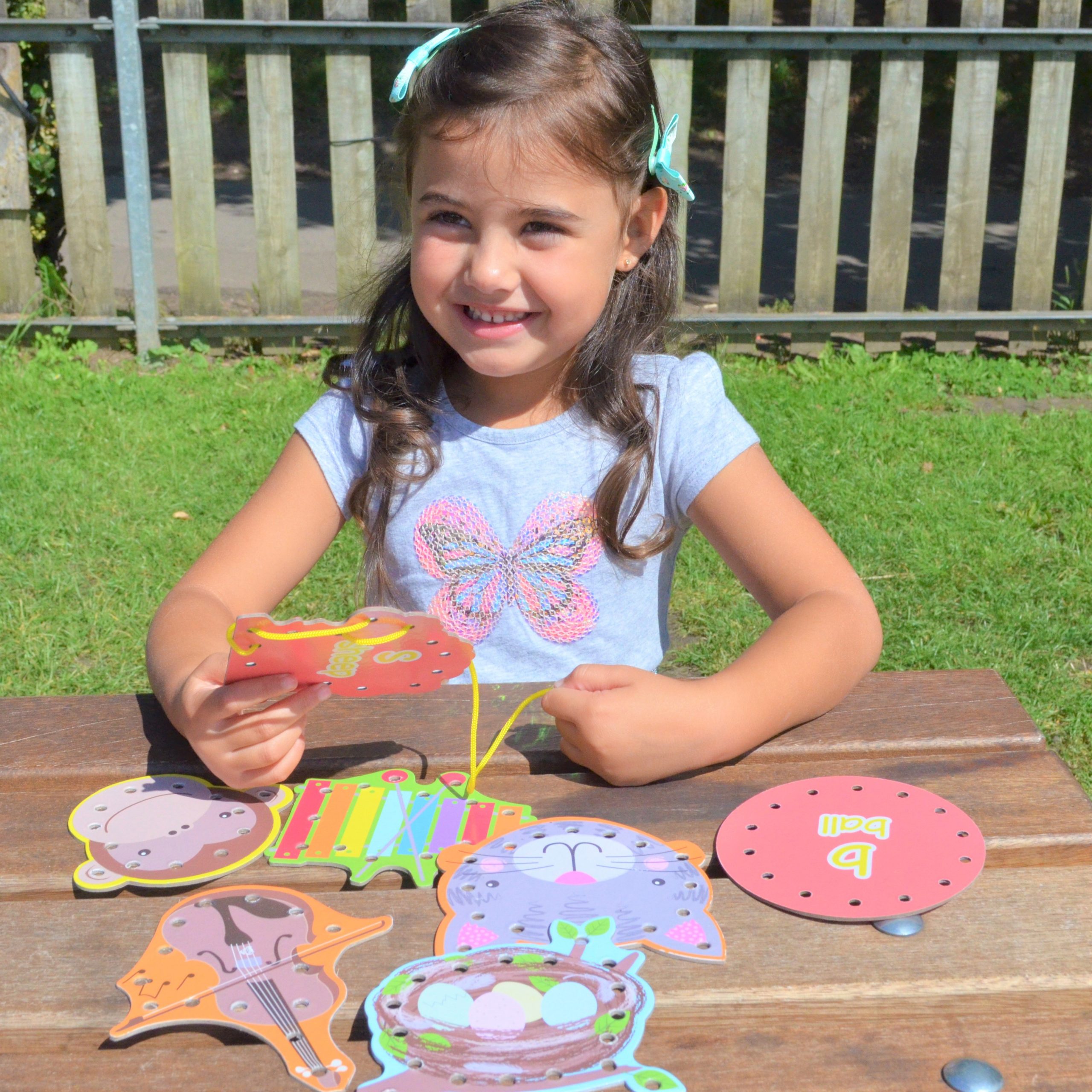 Alphabet Lacing Card Set - Image 3