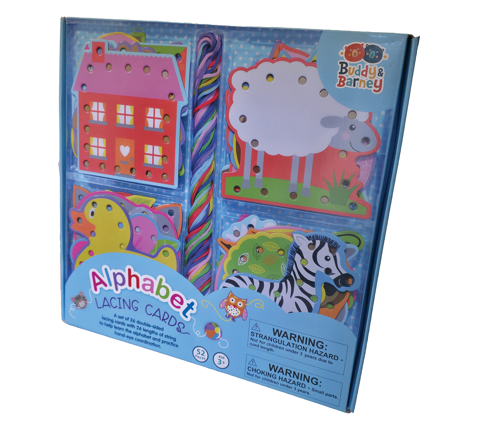 Alphabet Lacing Card Set