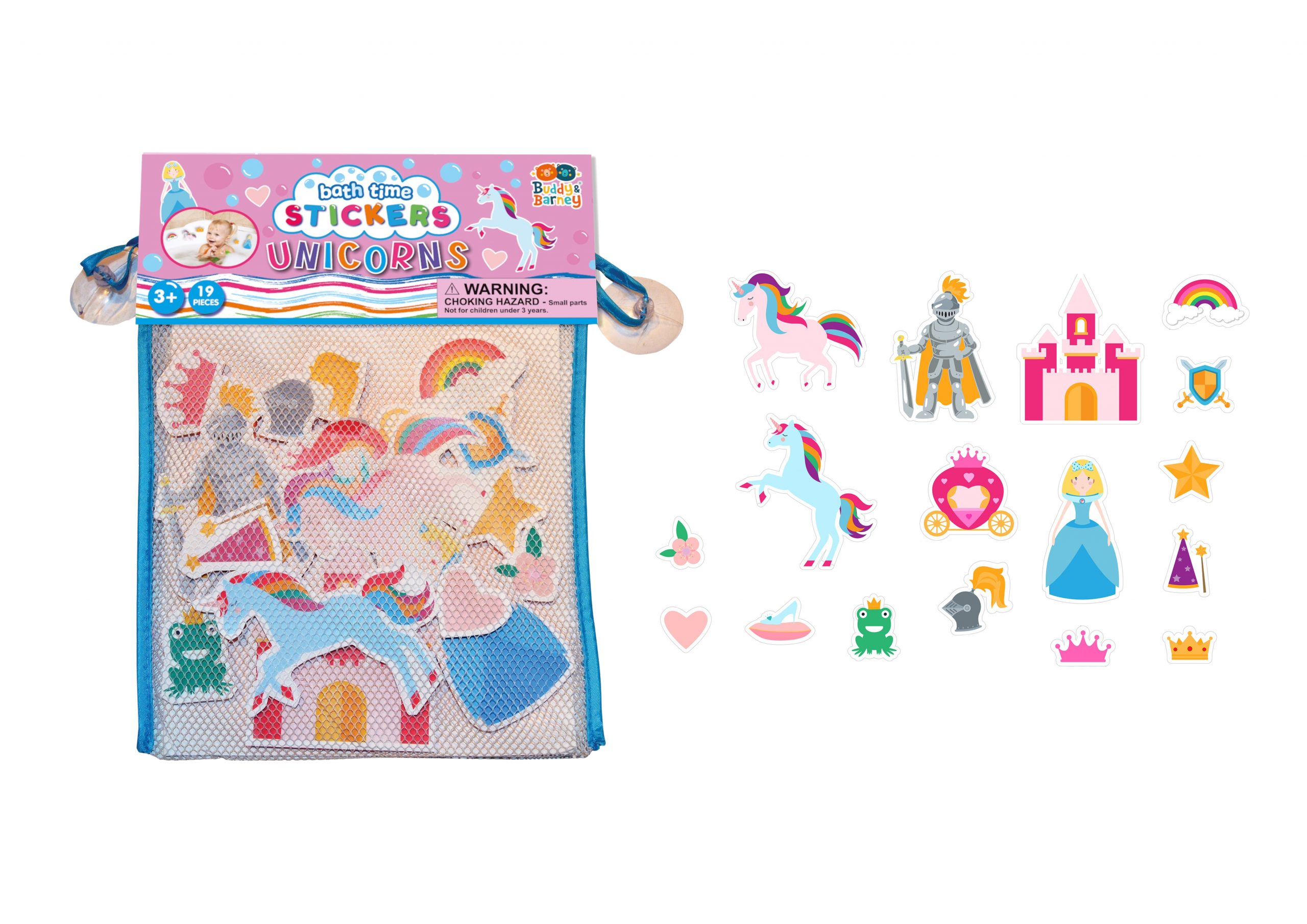 Bath Stickers – Unicorn & Fantasy