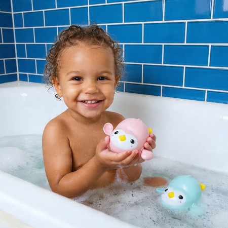 Bath Time Penguins
