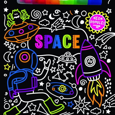 Neon Doodles Book - Space