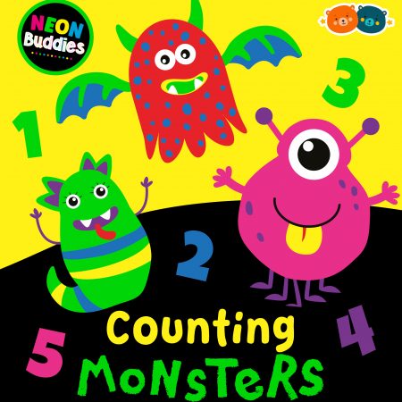 Neon Buddies Book - Counting Monsters