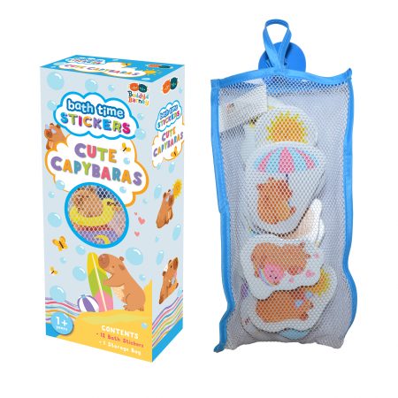 Cute Capybaras Bath Stickers – Fun Foam Bath Toys for Kids
