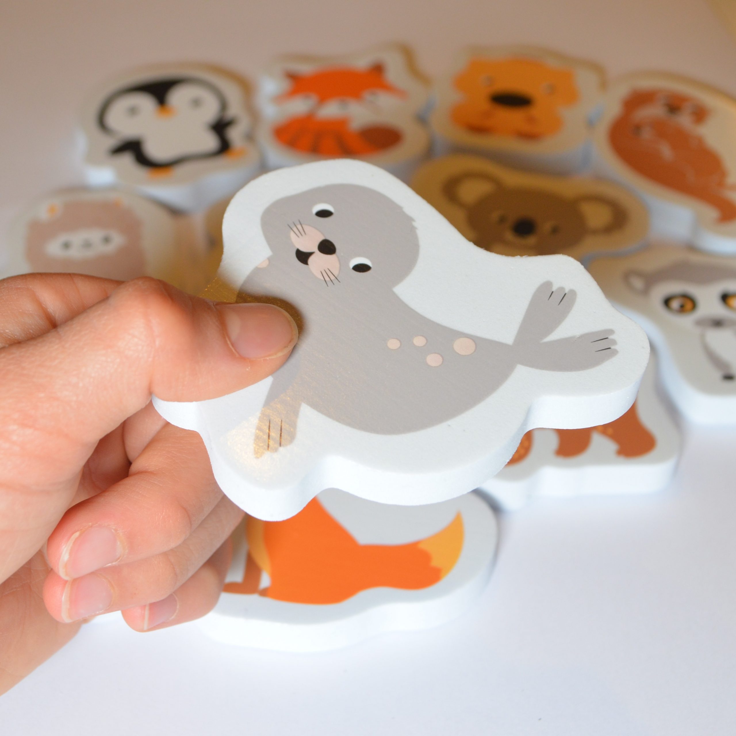 Furry Friends Bath Stickers – Fun Foam Animals for Bath Time - Image 2