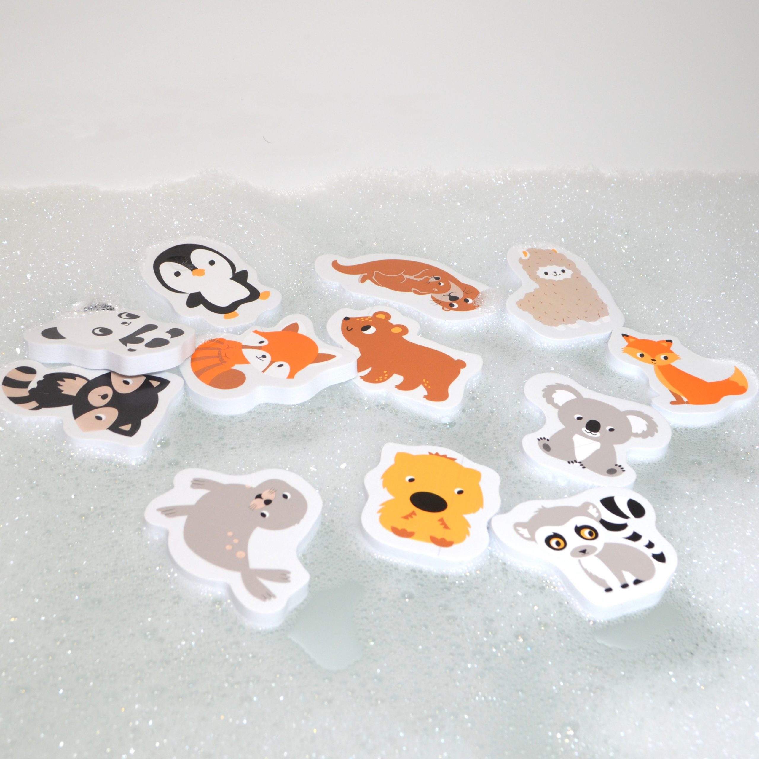 Furry Friends Bath Stickers – Fun Foam Animals for Bath Time - Image 2