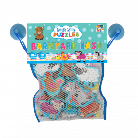 Barnyard Bash Bath Puzzles – Foam Farm Animal Fun for Bath Time