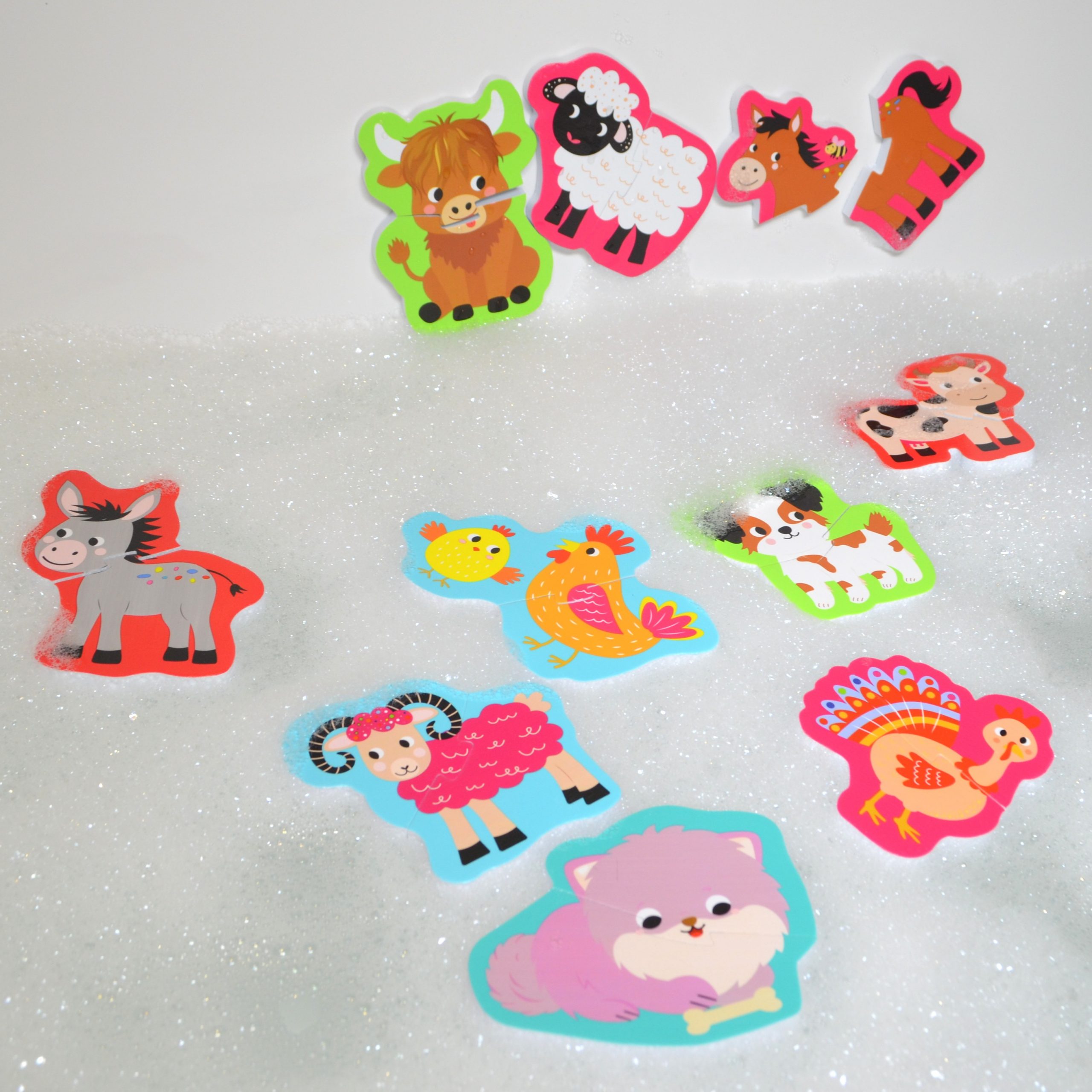 Barnyard Bash Bath Puzzles – Foam Farm Animal Fun for Bath Time - Image 2