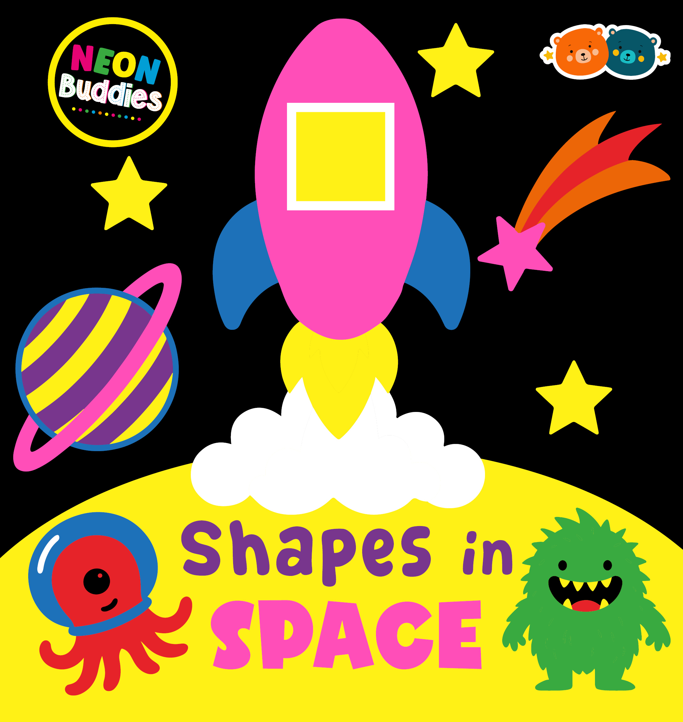 Neon Buddies Book - Shapes in Space