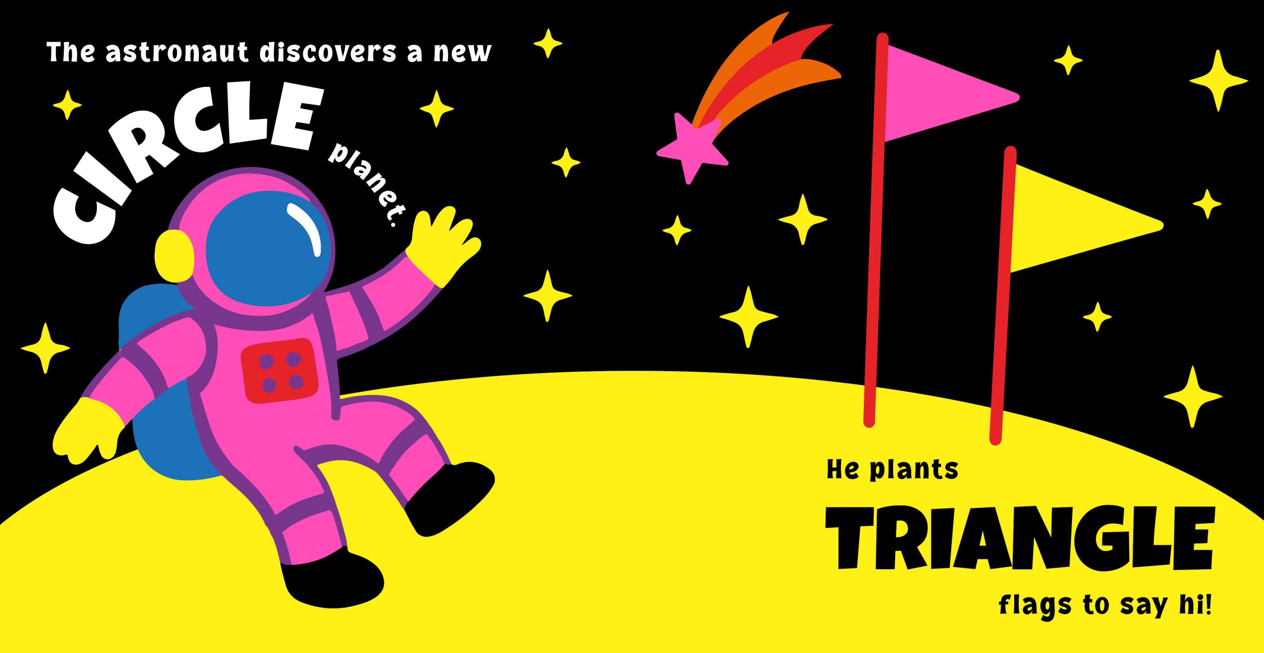 Neon Buddies Book - Shapes in Space - Image 2