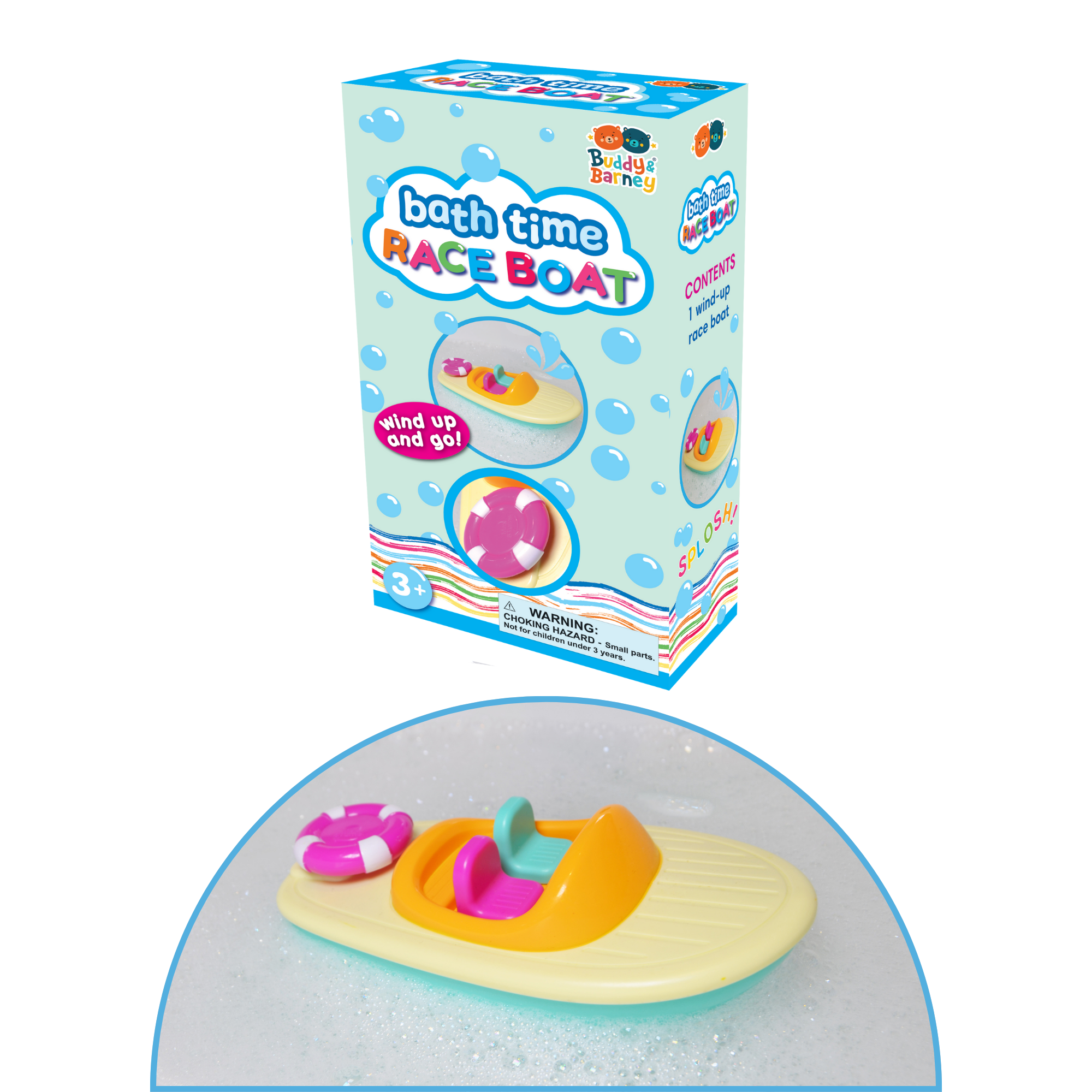 Bath Time Racing Boat
